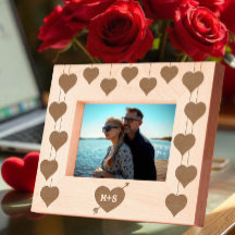 Liebe Herz mit Pfeil & Romantik Paar Initialen