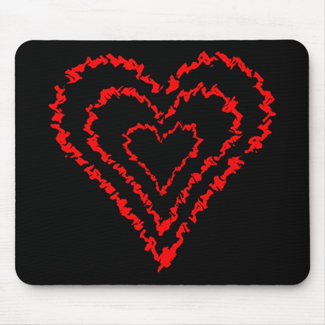 Liebe Herz Mousepad (Vorne)
