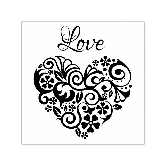Liebe Herz Permastempel (Design)