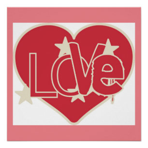 LIEBE HERZ POSTER