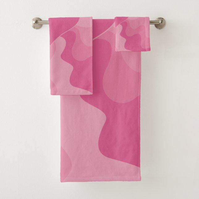 Liebe Herz - Rosa Badhandtuch Set (Insitu)
