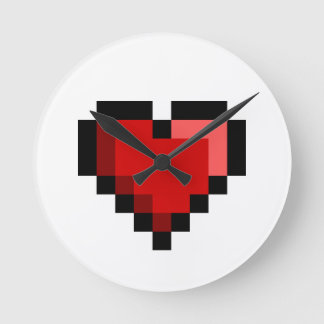 Liebe Herz Runde Wanduhr