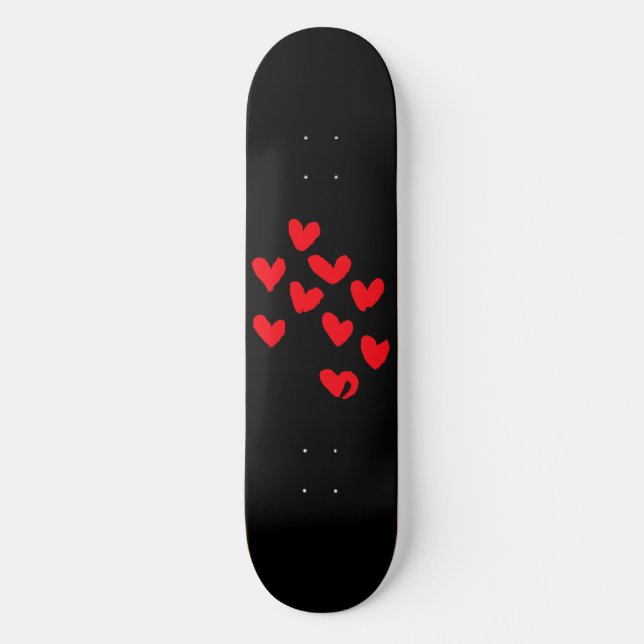Liebe Herz Skateboard Deck (Vorderseite)