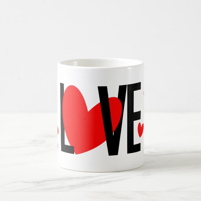 Liebe Herz Tasse (Mittel)