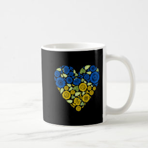 Liebe Herz Ukraine Sonnenblume ukrainischer Friede Kaffeetasse