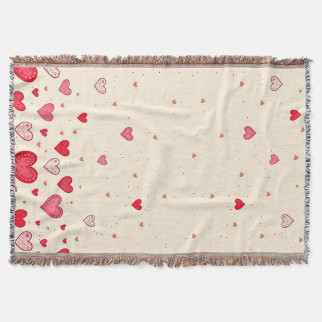 Liebe, Herz, Valentine, Hochzeit - Decken (Vorderseite)