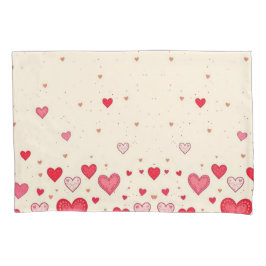 Liebe, Herz, Valentine, Hochzeit - Pillowcase Kissenbezug