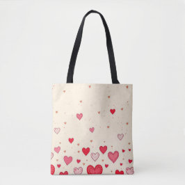 Liebe, Herz, Valentine, Hochzeit - Totenbeutel Tasche