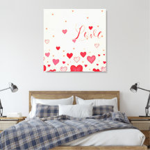 Liebe, Herz, Valentine, Hochzeit - überzogene Lein