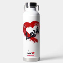 Liebe Herz Wasserflasche
