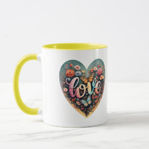 Liebe Herzbeutel Tasse