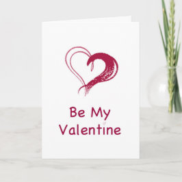 Liebe Herzdoodle Valentinstag-Karte Feiertagskarte