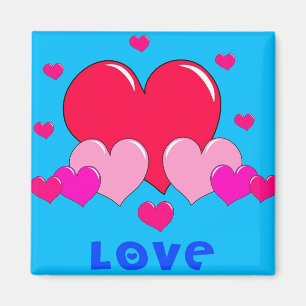 Liebe-Herzen Magnet