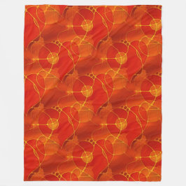 Liebe Herzen - Nahtloses Muster 9 Fleecedecke