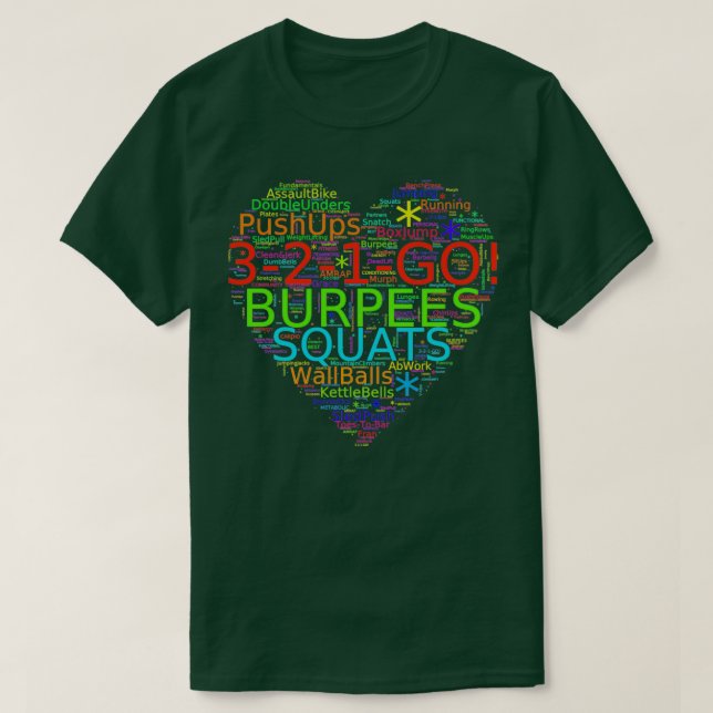 LIEBE, HERZEN ZU ARBEITEN T-Shirt (Design vorne)