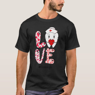 Liebe Herzinfarkt Instrumente Nurselife Valentine T-Shirt