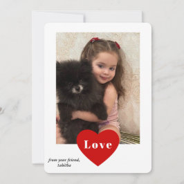 Liebe Herzklasszimmer Foto Valentinstag Karte