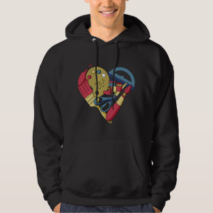 Liebe Herzklopfen Kunstmalerei Künstlerisches Port Hoodie