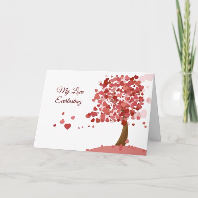 Liebe Herzklopfen Valentinstag Jahrestag Karte (Vorderseite)