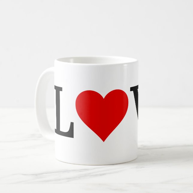 LIEBE Herzlich Willkommen im Hotel Astoria Kaffeetasse (Vorderseite Links)