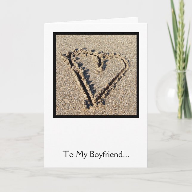 Liebe Herzschrittweis Valentinenkarte Feiertagskarte (Vorderseite)