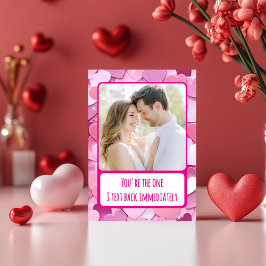 Liebe Herzstück Confetti I - TextZurück Sofort Fot Feiertagskarte