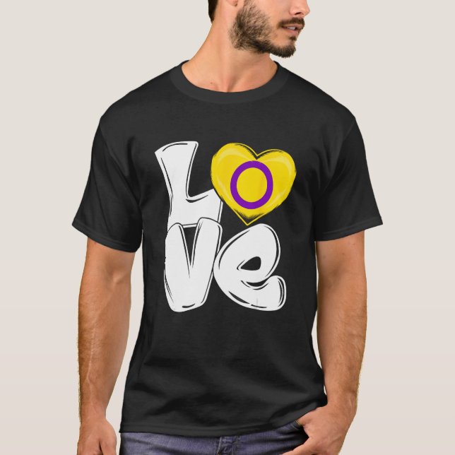 LIEBE Herzunterstützung LGBTQ Pride Month LGBT Int T-Shirt (Vorderseite)