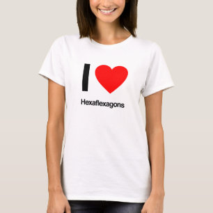 Liebe Hexaflexagene T-Shirt