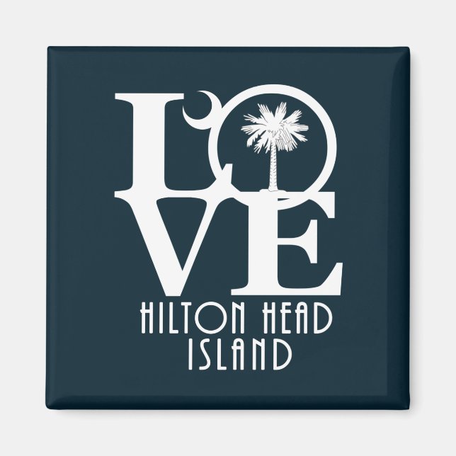 LIEBE Hilton Head Island Magnet (Vorne)