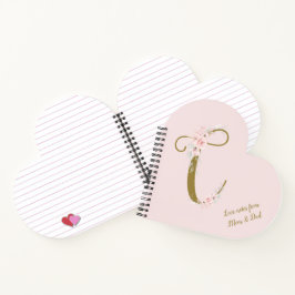 Liebe Hinweise von Mama & Vater Kleine Miss Baby Notizbuch