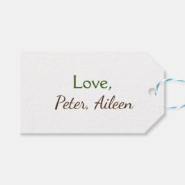 Liebe hinzufügen Namen einfache, editierbare Text Geschenkanhänger
