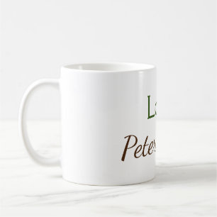 Liebe hinzufügen Namen einfache, editierbare Text  Kaffeetasse