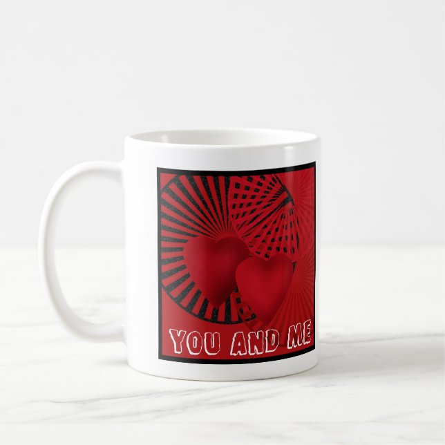 Liebe. Hochzeit mit mir Kaffeetasse (Links)