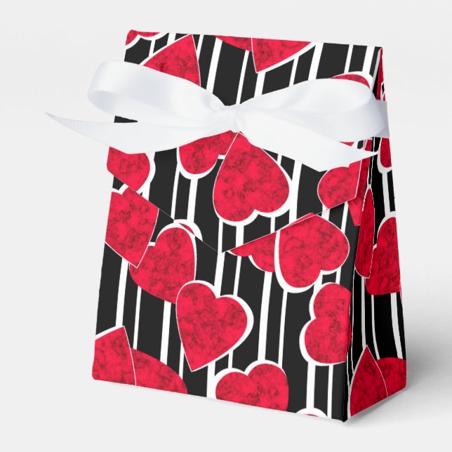 Liebe, Hochzeit, Valentinstag Geschenkschachtel (Vorderseite)