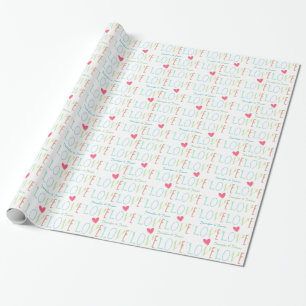 Liebe Hochzeitspapier Geschenkpapier