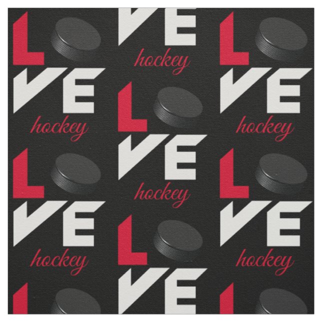 Liebe Hockey Stoff (Muster)