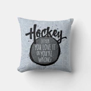 Liebe Hockey Throw Kissen