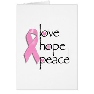 Liebe Hoffnung Frieden Brustkrebs T-Shirts und Ges