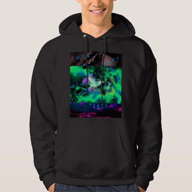 LIEBE HOFFT FRIEDENHOODIE SWEATSHIRT (Vorderseite)
