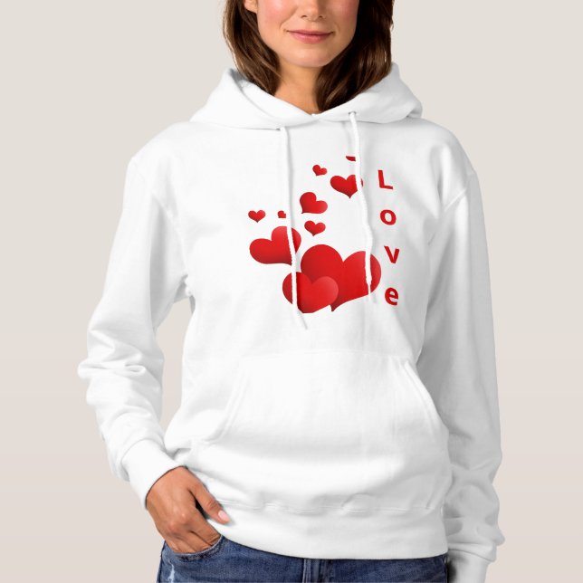 Liebe Hoodie (Vorderseite)