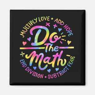 Liebe Hope Angst tun die Mathe Test Day Staar Test Magnet