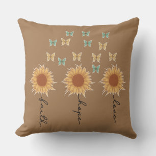Liebe Hope Faith Throw Kissen