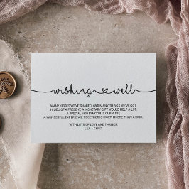 Liebe hört Hochzeiten und wünscht sich gut Begleitkarte