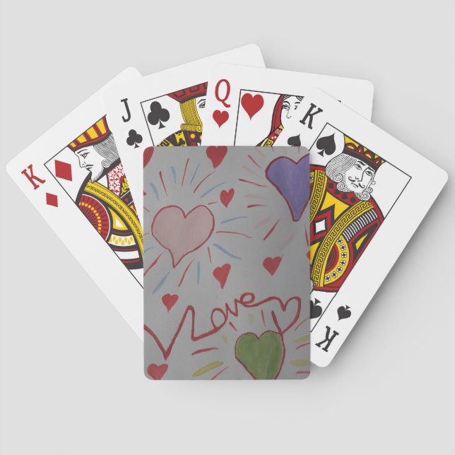 Liebe Hört spielen Karten Spielkarten (Rückseite)