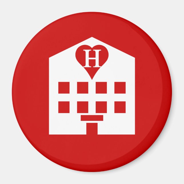 Liebe Hotel Japanese Emoji Magnet (Vorne)