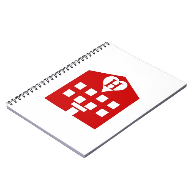 Liebe Hotel Japanese Emoji Notizblock (Linke Seite)