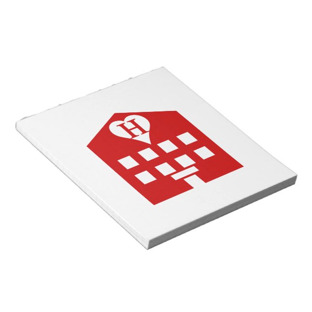 Liebe Hotel Japanese Emoji Notizblock (angewinkelt)