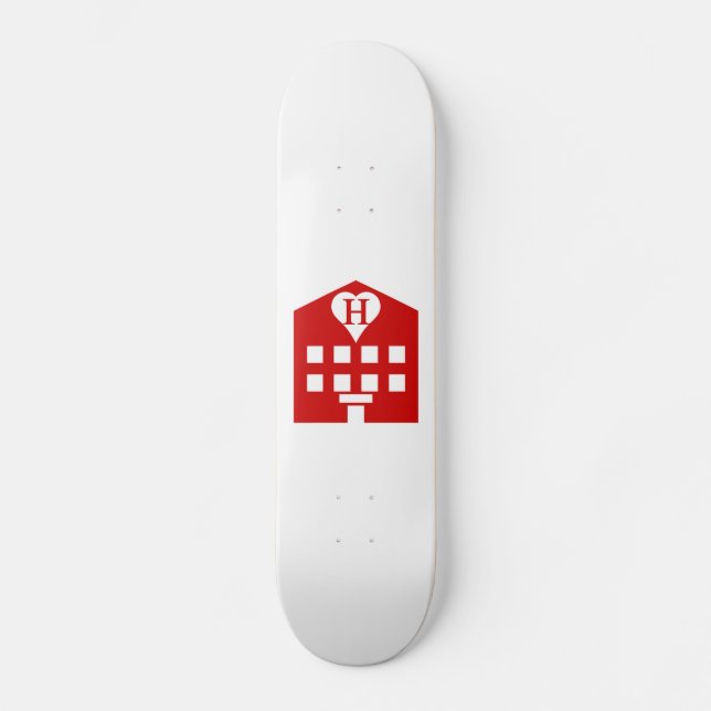 Liebe Hotel Japanese Emoji Skateboard (Vorderseite)