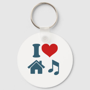 Liebe House Music Schlüsselanhänger   Ibiza House 