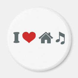 Liebe House Music White Magnet   Ibiza-Tanz